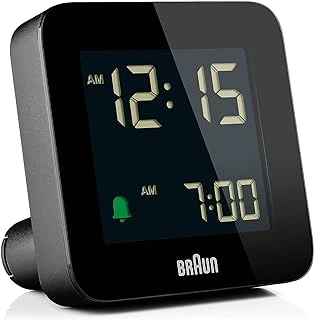 Dijital Çalar Saat Erteleme Fonksiyonu, Negatif Lcd Ekran, Hızlı Ayar Fonksiyonu, Siyah Crescence Alarmı, Bc09B Modeli. ürün görseli 1