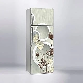 Buzdolabı Sticker Kaplama Dolap Kaplama Etiketi 3D Çiçek Daireler ürün görseli 1