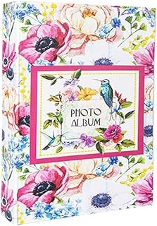 Rabsev Rs306 Fotoğraf Albümü 10X15Cm 200 Fotoğraf Kapasiteli Çiçekler Desenli Lüks Albüm ürün görseli 1