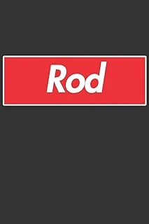 Rod: Rod Planner Calendar Notebook Journal, Personal Named Firstname Or Surname For Someone Called Rod For Christmas Or Birthdays This Makes The Perfect Personolised Custom Name Gift For Rod ürün görseli 1