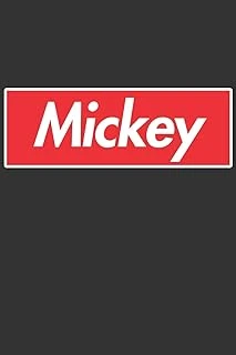 Mickey: Mickey Planner Calendar Notebook Journal, Personal Named Firstname Or Surname For Someone Called Mickey For Christmas Or Birthdays This Makes ... Personolised Custom Name Gift For Mickey ürün görseli 1