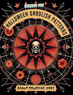Independently Published Halloween Ghoulish Patterns: Chillingly Creative Halloween Ghoulish Patterns: Spooky Designs For Coloring Fun, Ideal For Kids And Adults Alike ürün görseli 1