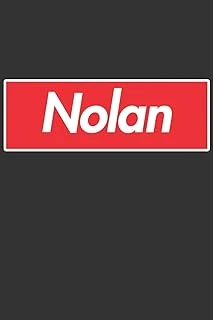 Nolan: Nolan Planner Calendar Notebook Journal, Personal Named Firstname Or Surname For Someone Called Nolan For Christmas Or Birthdays This Makes The Perfect Personolised Custom Name Gift For Nolan ürün görseli 1