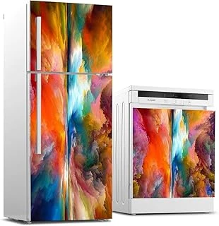 Buzdolabı Bulaşık Makinası Beyaz Eşya Sticker Kaplama Gerçeklik ürün görseli 1