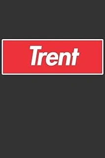 Trent: Trent Planner Calendar Notebook Journal, Personal Named Firstname Or Surname For Someone Called Trent For Christmas Or Birthdays This Makes The Perfect Personolised Custom Name Gift For Trent ürün görseli 1