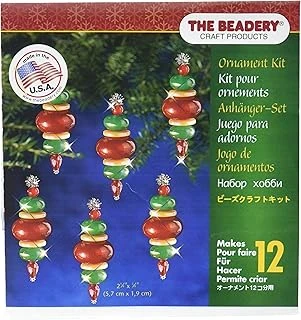 Beadery -5941 Plastik Tatil Boncuklu Süs Seti Bibloları 5,72 Cm X 1,92 Cm 12 Adet ürün görseli 1