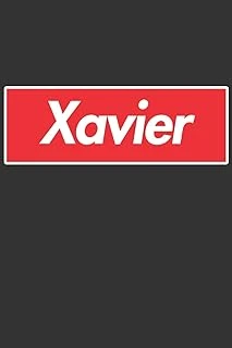 Xavier: Xavier Planner Calendar Notebook Journal, Personal Named Firstname Or Surname For Someone Called Xavier For Christmas Or Birthdays This Makes ... Personolised Custom Name Gift For Xavier ürün görseli 1