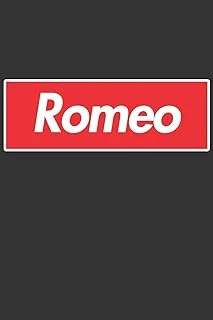 Romeo: Romeo Planner Calendar Notebook Journal, Personal Named Firstname Or Surname For Someone Called Romeo For Christmas Or Birthdays This Makes The Perfect Personolised Custom Name Gift For Romeo ürün görseli 1