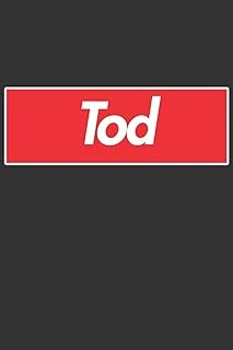 Tod: Tod Planner Calendar Notebook Journal, Personal Named Firstname Or Surname For Someone Called Tod For Christmas Or Birthdays This Makes The Perfect Personolised Custom Name Gift For Tod ürün görseli 1
