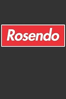 Rosendo: Rosendo Planner Calendar Notebook Journal, Personal Named Firstname Or Surname For Someone Called Rosendo For Christmas Or Birthdays This ... Personolised Custom Name Gift For Rosendo ürün görseli 1