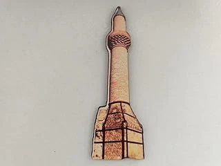 Buzdolabi Magneti̇ Kayi Pazari Kirik Mi̇naresi̇ 10X4Cm ürün görseli 1