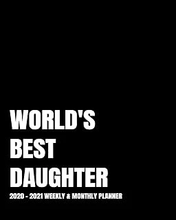 World'S Best Daughter Planner: 2-Year 2020- 2021 Productivity Journal Daily / Weekly Monthly Dated Calendar Year Goal Setting Planner Organizer ... Inch Paperback Notebook ) Christmas Gift Idea ürün görseli 1