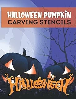 Independently Published Halloween Pumpkin Carving Stencils: Halloween Patterns For Pumpkins Decorations - Funny Pumpkin Carving Patterns For Kids And Adults|Craft And Pumpkin ... Patterns For Funny A ürün görseli 1