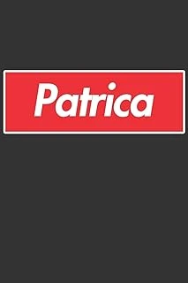 Patrica: Patrica Planner Calendar Notebook Journal, Personal Named Firstname Or Surname For Someone Called Patrica For Christmas Or Birthdays This ... Personolised Custom Name Gift For Patrica ürün görseli 1