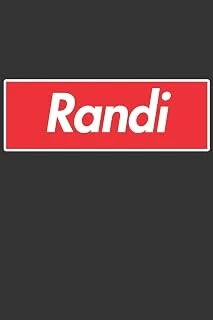 Randi: Randi Planner Calendar Notebook Journal, Personal Named Firstname Or Surname For Someone Called Randi For Christmas Or Birthdays This Makes The Perfect Personolised Custom Name Gift For Randi ürün görseli 1