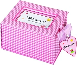Baby-Schatzkästchen "Willkommen!" (Rosa) ürün görseli 1