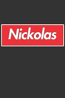 Nickolas: Nickolas Planner Calendar Notebook Journal, Personal Named Firstname Or Surname For Someone Called Nickolas For Christmas Or Birthdays This ... Personolised Custom Name Gift For Nickolas ürün görseli 1