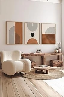 Artavessa Gerçek Ahşap Çerçeveli 3 Parça 3D Poster Tablo Seti - 3Dartsohoset10-2030 ürün görseli 1