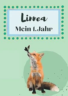 Linnea- Mein Erstes Jahr: Supersüßes Babyalbum Personalisiert Für Linnea. Mit Total Schnuckeligen Tieren- Für Die Schönsten Erinnerungen & ... Zur Geburt Als Baby Tagebuch 1. Jahr. ürün görseli 1