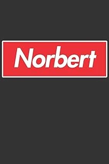 Norbert: Norbert Planner Calendar Notebook Journal, Personal Named Firstname Or Surname For Someone Called Norbert For Christmas Or Birthdays This ... Personolised Custom Name Gift For Norbert ürün görseli 1