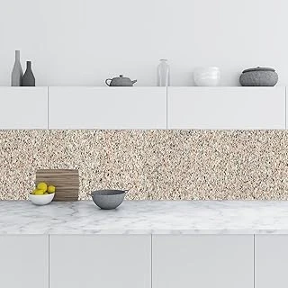 Mutfak Tezgah Arası Folyo Fayans Kaplama Folyosu Granite Marble 60X200 Cm ürün görseli 1