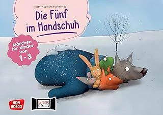 Die Fünf Im Handschuh. Kamishibai Bildkartenset. Märchen Für Von 1-3 (Märchen Für Das Erzähltheater Mit Kindern Unter Drei Jahren) ürün görseli 1