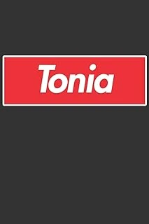 Tonia: Tonia Planner Calendar Notebook Journal, Personal Named Firstname Or Surname For Someone Called Tonia For Christmas Or Birthdays This Makes The Perfect Personolised Custom Name Gift For Tonia ürün görseli 1