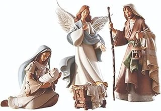 Avalon Gallery Noel Için Doğum Setleri - Kapalı Bethlehem Geceleri Doğum Sahnesi, 5 Parça, Kutsal Aile ürün görseli 1