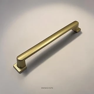 5 Adet Aysima Mat Altın Dolap Kulpu 160 Mm – Metal Sağlam Yapı Mobilya Kulpu ürün görseli 1