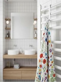 1 Adet Havlupan Askısı, Kıyafet Askısı, Kapı Arkası Askısı Radyatör Askısı Banyo Askısı Beyaz ürün görseli 1