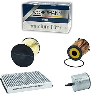 Wöbermann Filtre Bakım Seti C-Max 1.6 Tdcı Filtre Bakım Seti 2011-2015 İle Uyumlu 4 Lü Karbonlu ürün görseli 1