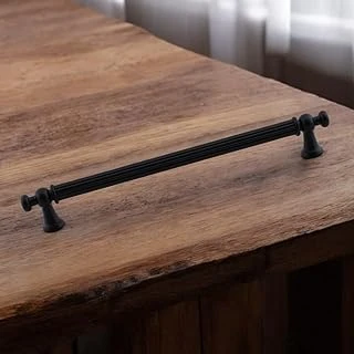 Selçuklu (224 Mm - 22.4 Cm) Siyah Metal Mobilya Mutfak Çekmece Dolap Dolabı Kulbu Kulpu Kulpları ürün görseli 1