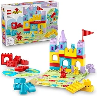 Duplo Hopsy’Nin Kale Oyunu 10450 – 3 Yaş Üzeri Hayvansever Çocuklar Için 3 Figürlü Hayal Gücü Geliştiren Eğitici Oyuncak Yapım Seti, Doğum Günü Hediyesi (47 Parça) ürün görseli 1