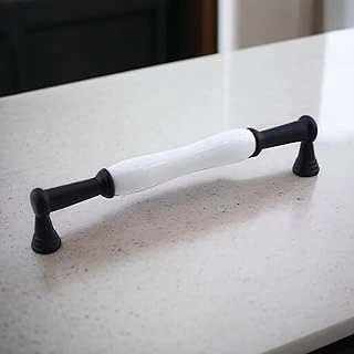 Anav Porselen Kulp 160 Mm Mobilya Çekmece Mutfak Dolabı Dolap Kapak Kulpları Kulb Kulpu Siyah ürün görseli 1