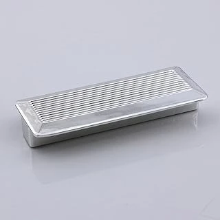 Elit Gümüş Plastik Kulp 64 Mm Mutfak Mobilya Çekmece Mutfak Dolap Dolabı Kulpları Kapak Kulbu 6.4 Cm ürün görseli 1