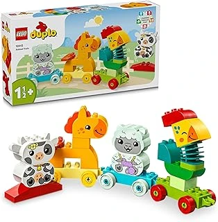 Duplo İlk Hayvan Trenim 10412 – 1.5 Yaş Üzeri Çocuklar Için Doğum Günü Hediyesi Fikri, Tekerlekli Oyuncak Tren 4 İnşa Edilebilen Hayvan Figürü İçeren Eğitici Oyuncak Yapım Seti (19 Parça) ürün görseli 1