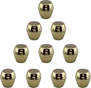 10 Adet Merkür Düğme Gold Mobilya Mutfak Dolap Dolabı Çekmece Kulpu Kulbu Altın Tek Vidalı Kulp ürün görseli 1