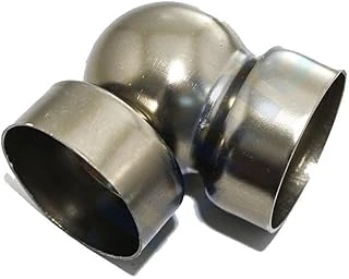 Katar Boş Küre Dirsek Bronz 50Mm 4'Lü Paket ürün görseli 1