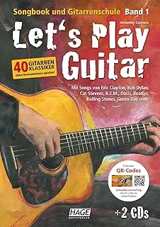 Let'S Play Guitar: Songbook Und Gitarrenschule + Dvd + 2 Cds. Mit Songs Von Eric Clapton, Bob Dylan, Cat Stevens, R.E.M. Oasis, Beatles, Rolling Stones, Green Day Uvm. ürün görseli 1
