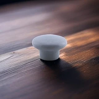 Bohem Gri Mantar Kulp Düğme 1 Adet Çekmece Mutfak Mobilya Dolabı Dolap Kulpu Kulbu Plastik Kulp ürün görseli 1