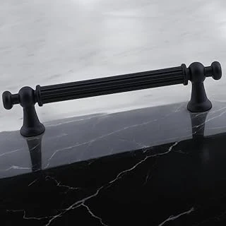 Selçuklu (128 Mm - 12.8 Cm) Mat Siyah Metal Mobilya Mutfak Çekmece Dolap Dolabı Kulbu Kulpu Kulpları ürün görseli 1