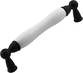 Domaniç Porselen Mat Siyah Kulp 128 Mm Mobilya Çekmece Mutfak Dolabı Dolap Kapak Kulplar Kulb Kulp ürün görseli 1