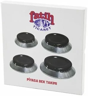 Ocak Bek Takımı, 4'Lü Set, Siyah ürün görseli 1