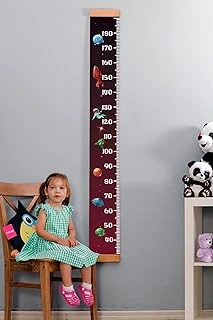 Çocuğa Hediye Uzay Tasarımlı Boy Ölçme Cetveli - Asılabilir Boy Ölçer - Duvar Bebek Boy Ölçer ürün görseli 1