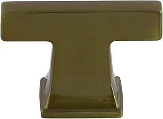 Gediz Antik Sarı Kulp Düğme Tek Vidalı Çekmece Kulbu Metal Kulplar Mutfak Mobilya Dolabı Dolap Kulp ürün görseli 1