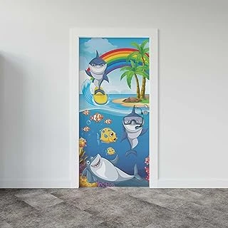 Kapı Giydirme Kapı Sticker Folyosu Balığı ürün görseli 1