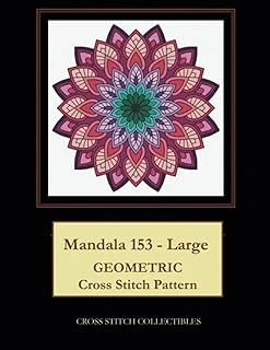Independently Published Mandala 153 - Large: Geometric Cross Stitch Pattern ürün görseli 1