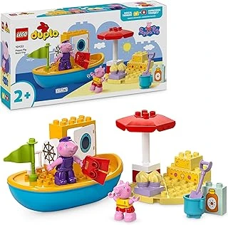 Duplo Peppa Pig Tekne Gezisi 10432-2 Yaş Üzeri Çocuklar Için Peppa Pig Minifigürü İçeren Eğitici Oyuncak Yapım Seti (23 Parça) ürün görseli 1