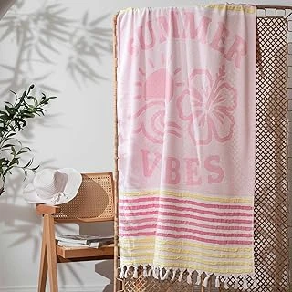 Linens Sunny 90X170 Cm Plaj Havlusu Pembe ürün görseli 1