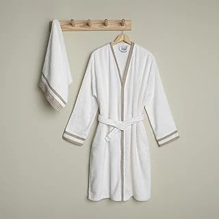Linens Vesso Bambu M/L Bornoz Seti Ekru ürün görseli 1